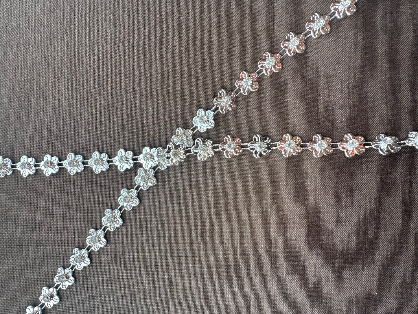 Dekorband med strass